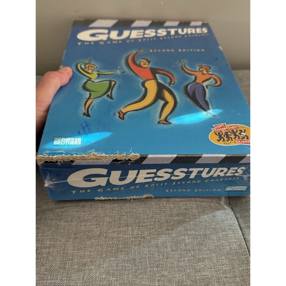 Guesstures Board Game 2nd Edition Parker Brothers Charades 2003 Sealed READ - Picture 7 of 9